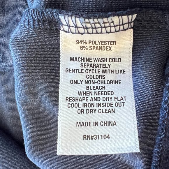 Crown and Ivy  Navy Velour Pullover Size Large NWT - Picture 9 of 9